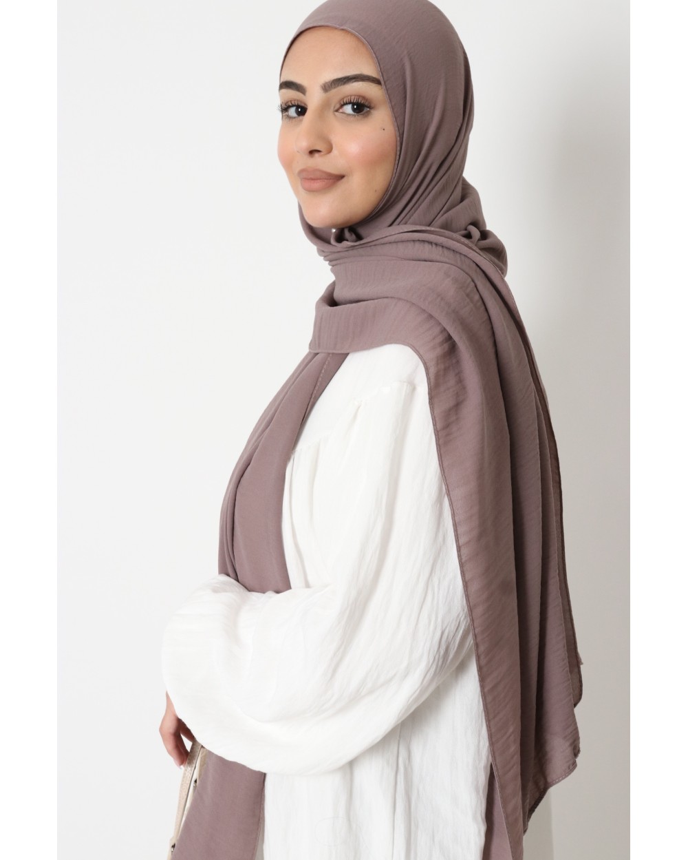 Hijab froissé mousseline Dellys