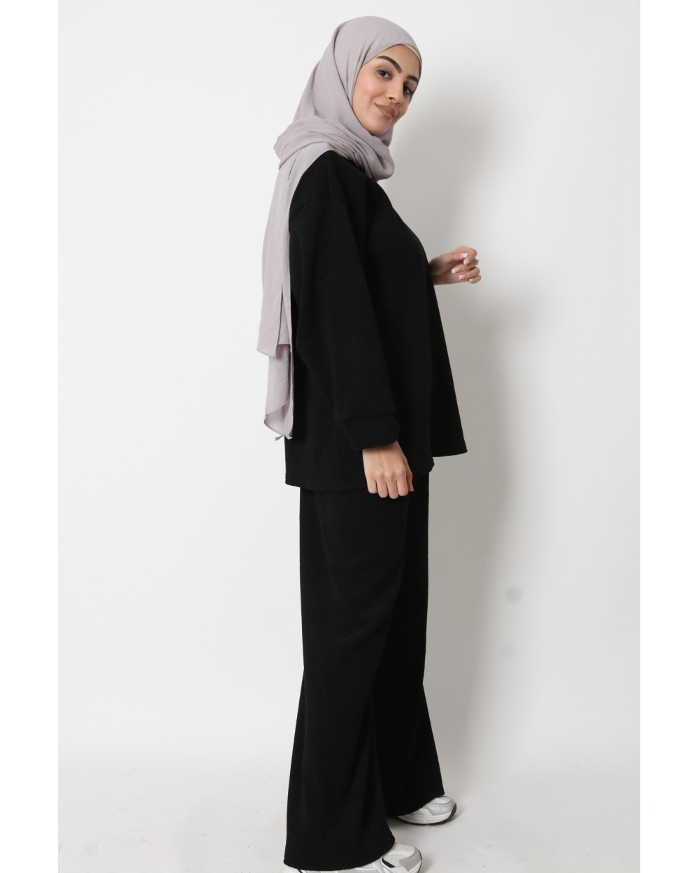 Ensemble pantalon côtelé