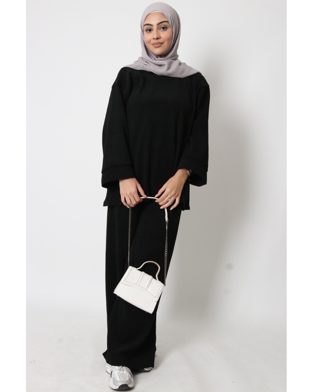 Ensemble pantalon côtelé