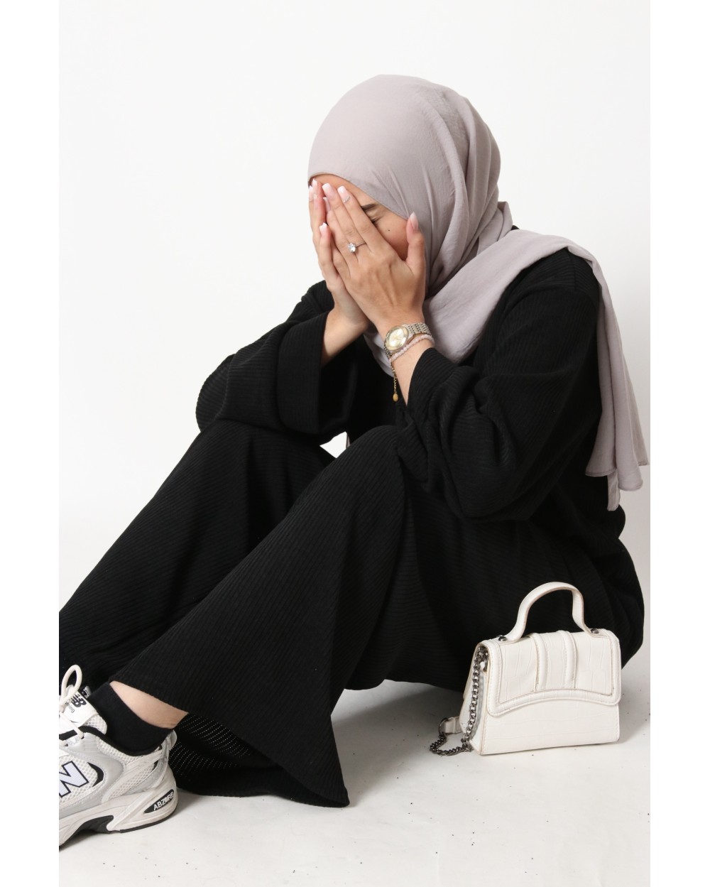 Ensemble pantalon côtelé