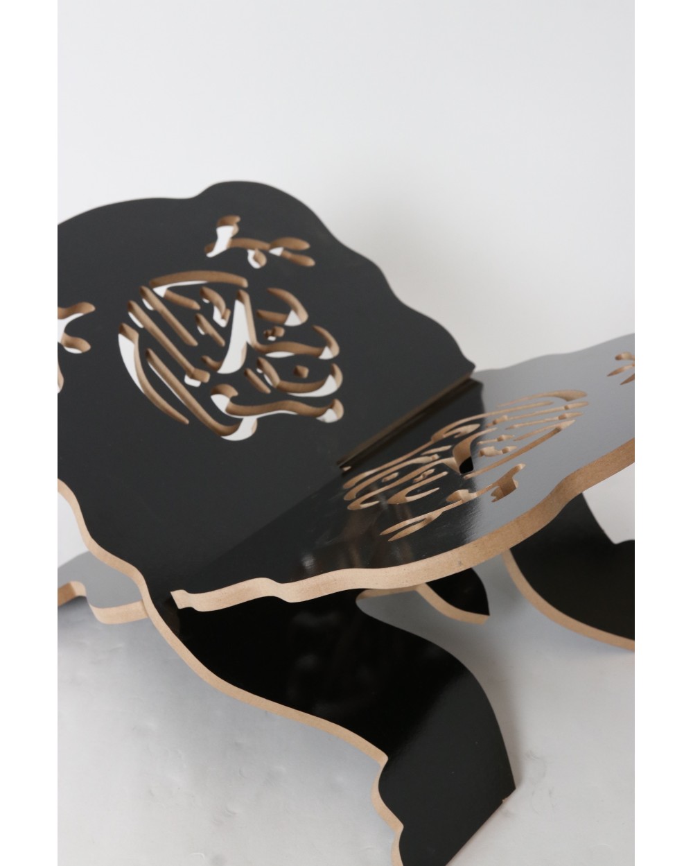 Black and wood Koran door