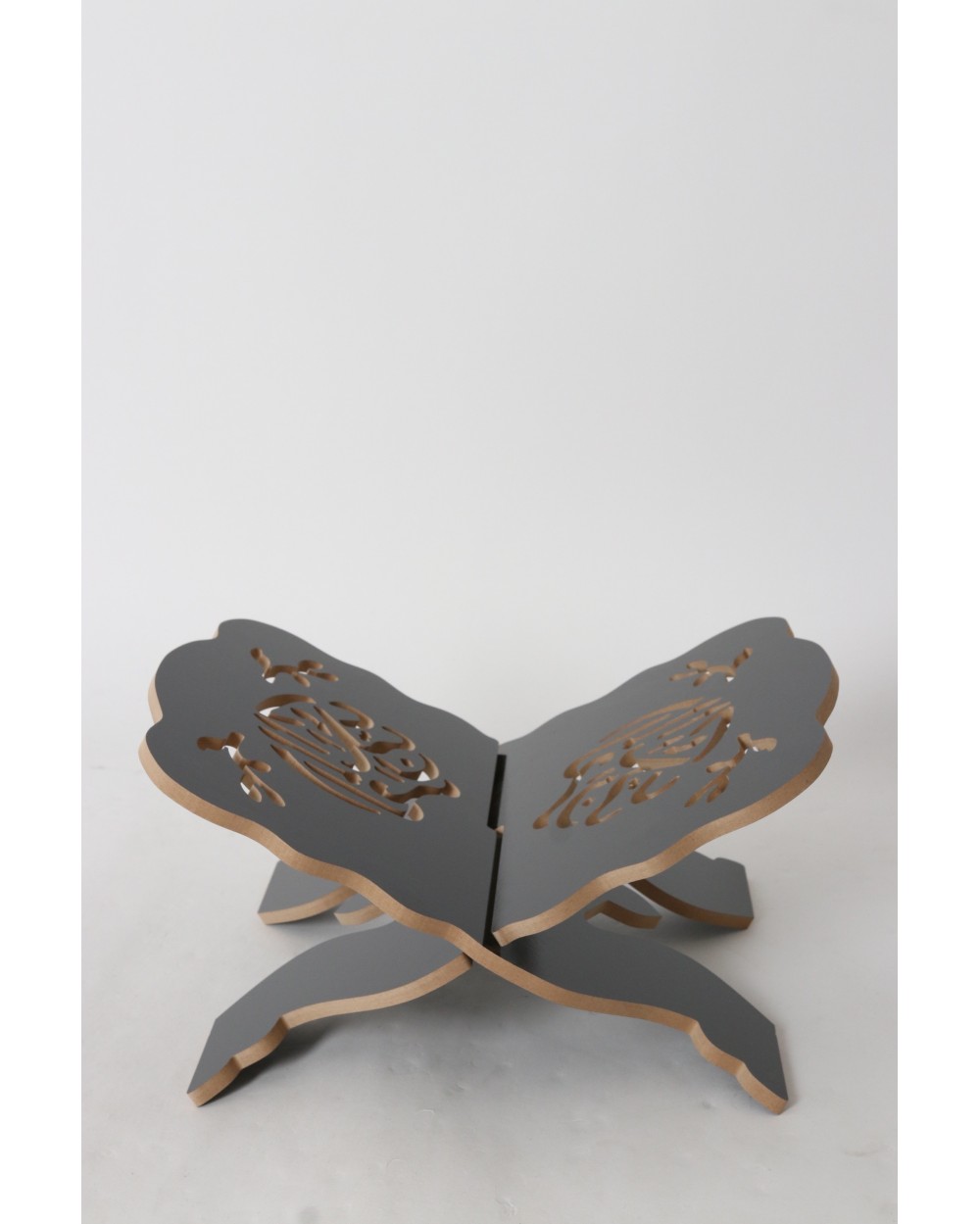 Porte Coran noir et bois