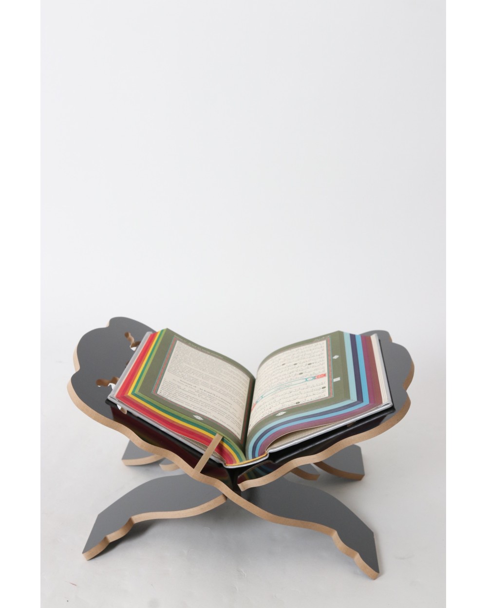 Porte Coran noir et bois