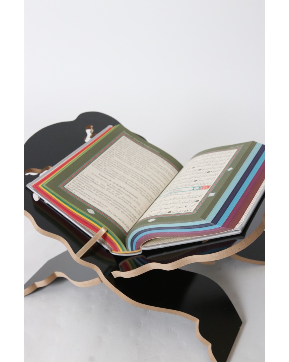 Porte Coran noir et bois