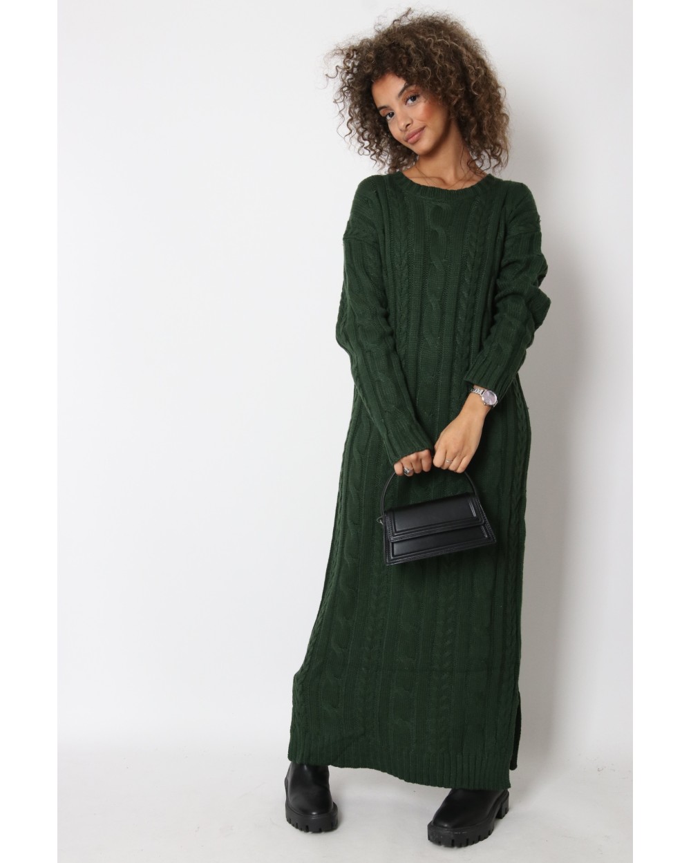 Robe pull Randa torsadée