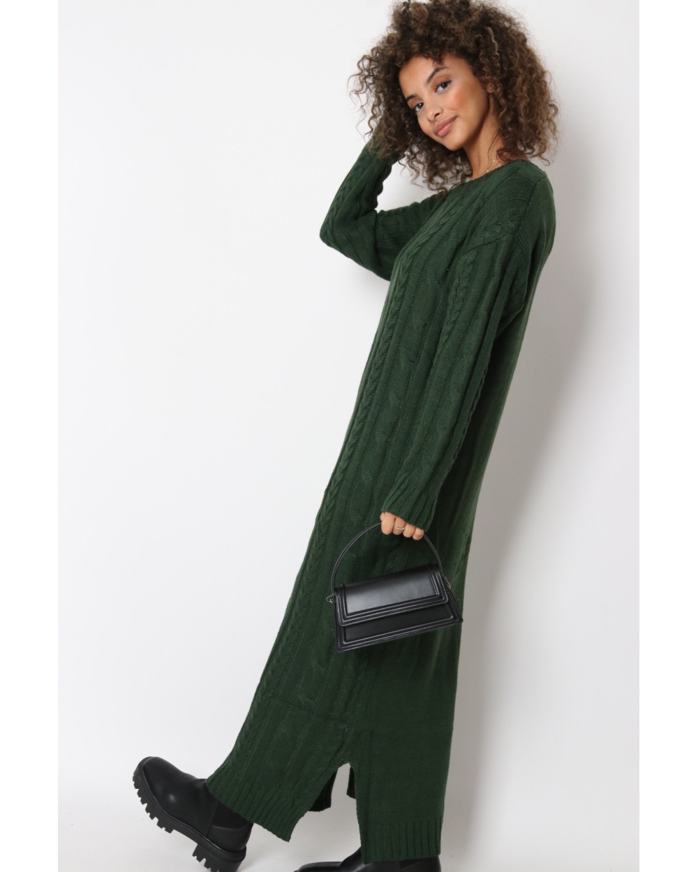 Robe pull Randa torsadée