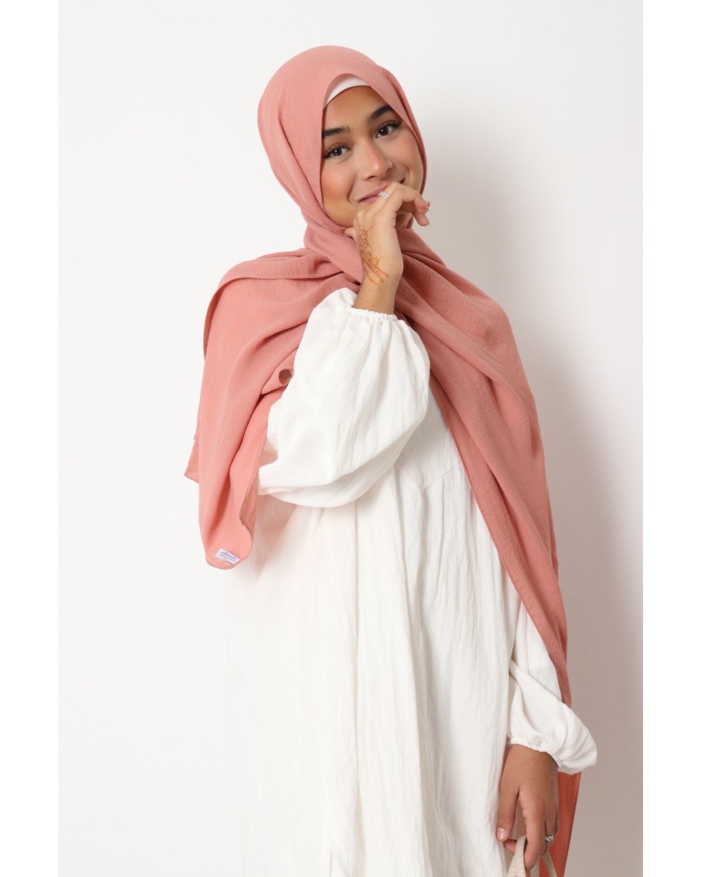Hijab froissé mousseline Dellys