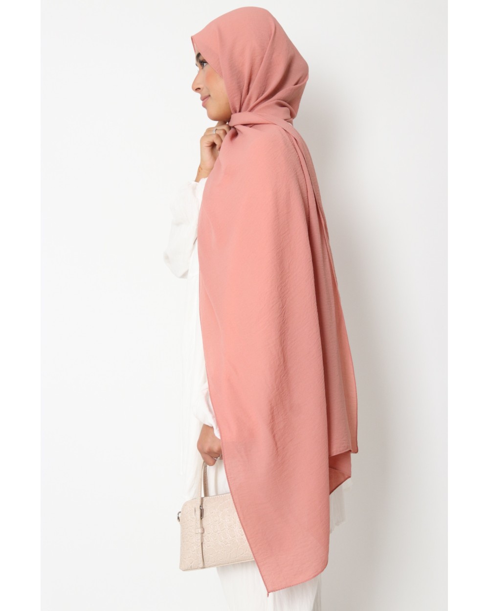 Hijab froissé mousseline Dellys