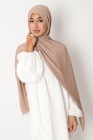 Hijab froissé mousseline Dellys