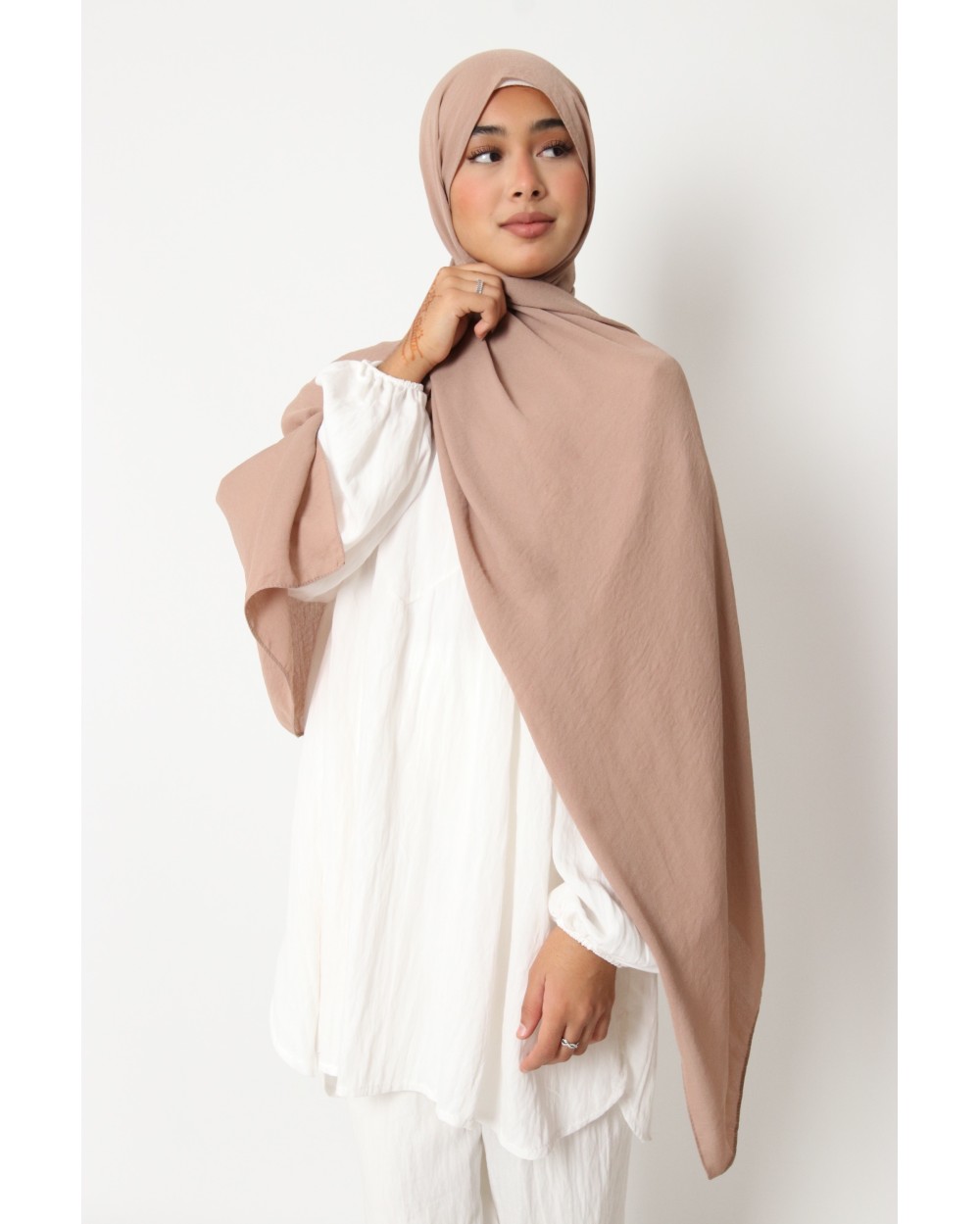 Hijab froissé mousseline Dellys