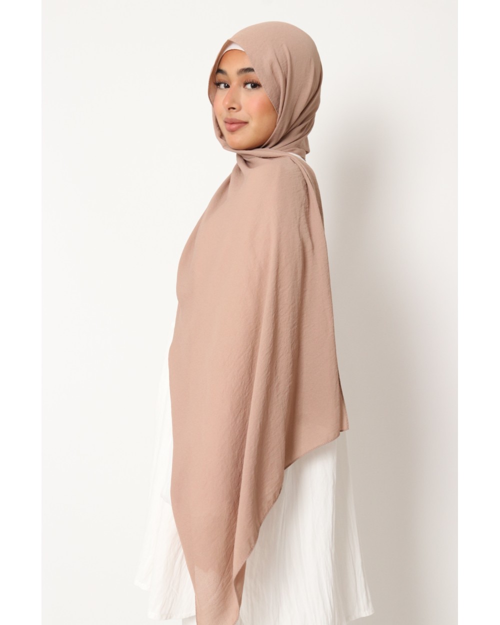 Hijab froissé mousseline Dellys