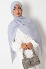 Hijab froissé mousseline Dellys
