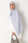 Hijab froissé mousseline Dellys