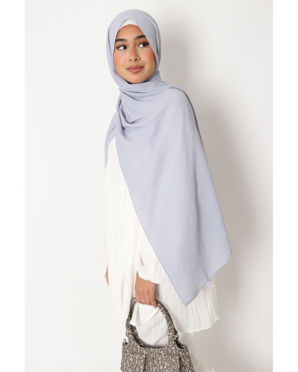 Hijab froissé mousseline Dellys