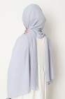 Hijab froissé mousseline Dellys