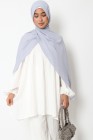 Hijab froissé mousseline Dellys