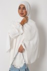 Hijab froissé mousseline Dellys