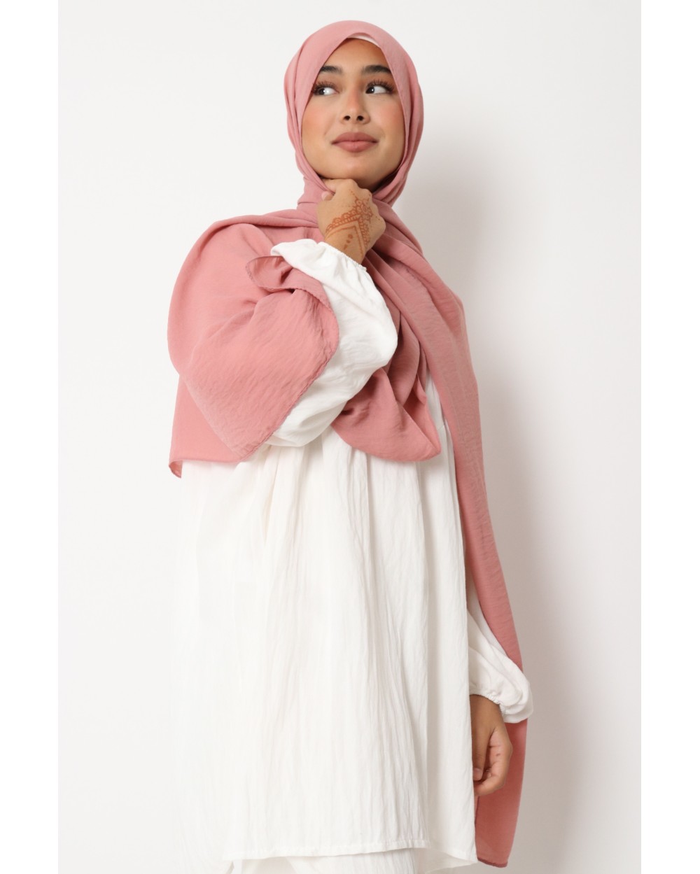 Hijab froissé mousseline Dellys