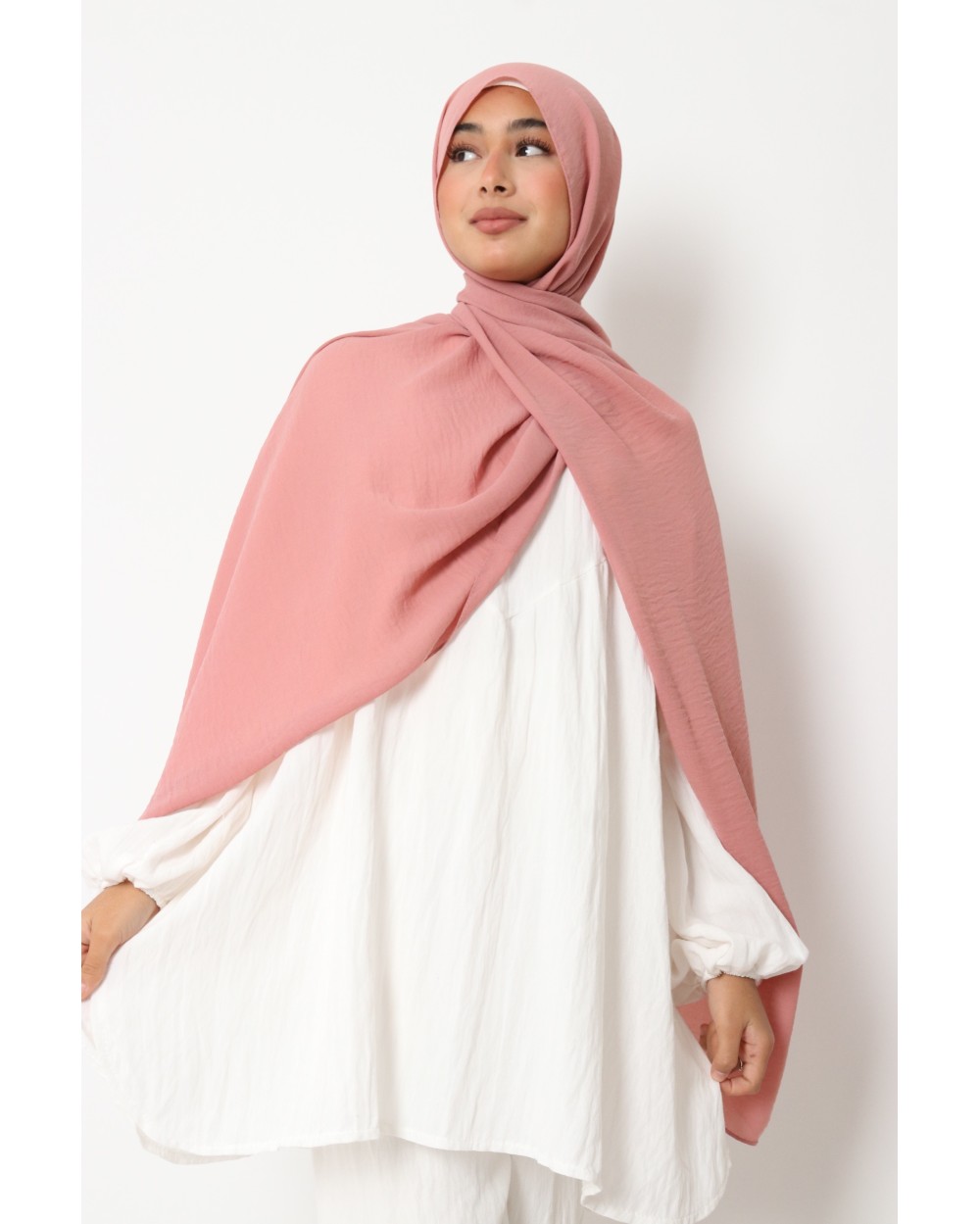 Hijab froissé mousseline Dellys