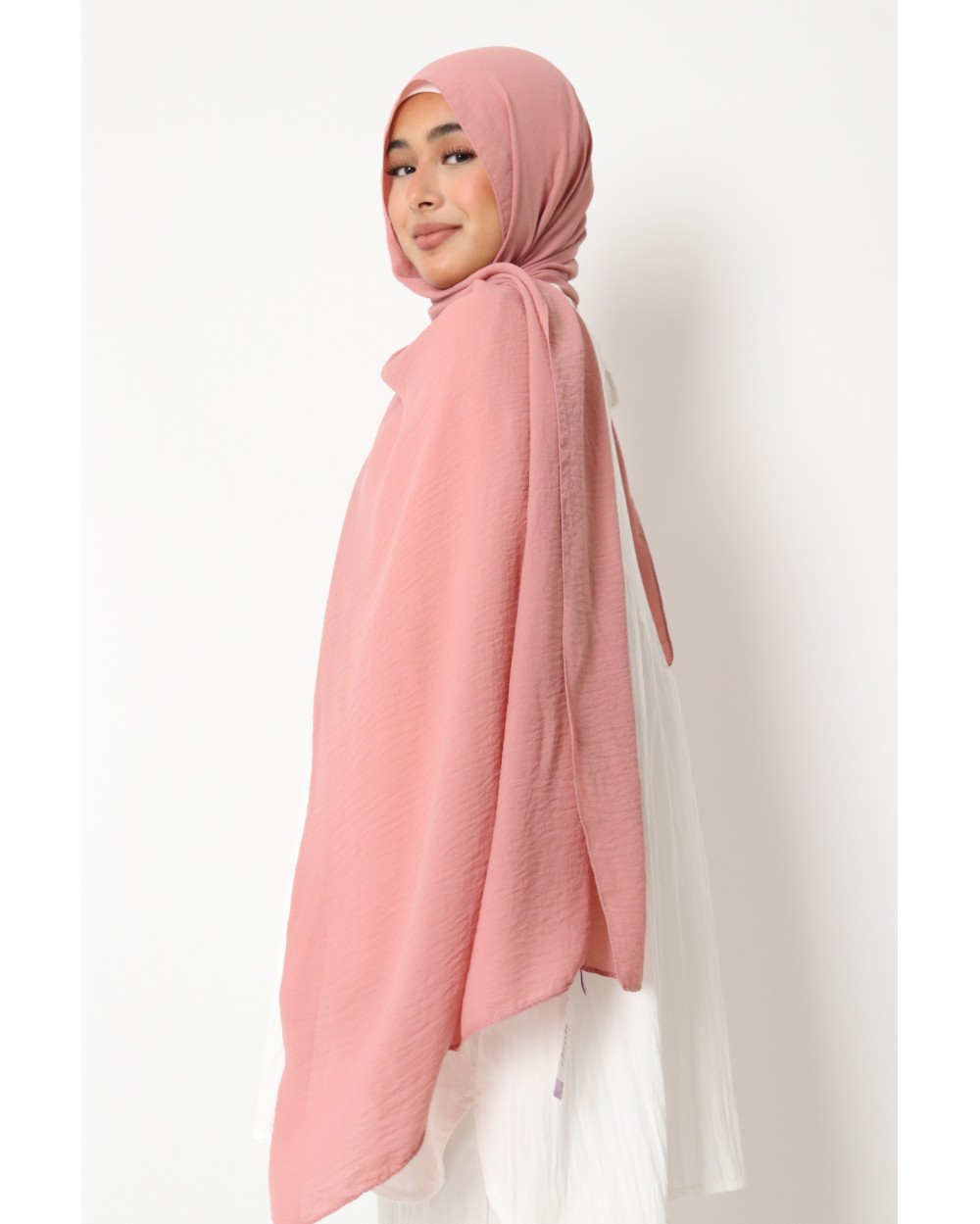 Hijab froissé mousseline Dellys