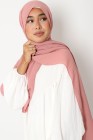 Hijab froissé mousseline Dellys