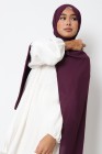 Hijab froissé mousseline Dellys