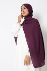 Hijab froissé mousseline Dellys