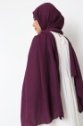 Hijab froissé mousseline Dellys