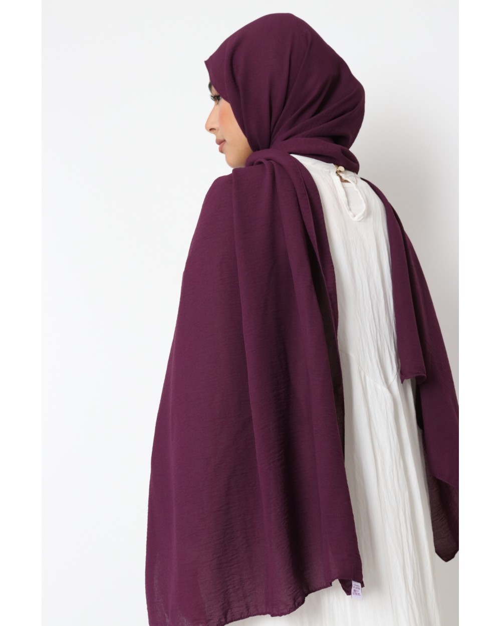 Hijab froissé mousseline Dellys
