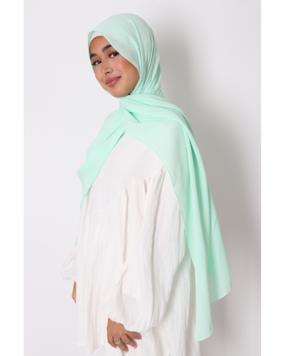Hijab froissé mousseline Dellys