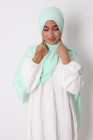 Hijab froissé mousseline Dellys