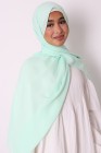 Hijab froissé mousseline Dellys