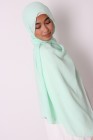 Hijab froissé mousseline Dellys