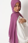 Hijab froissé mousseline Dellys