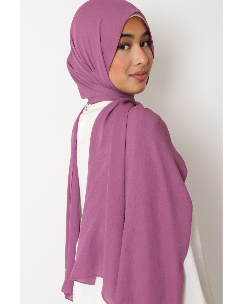 Hijab froissé mousseline Dellys