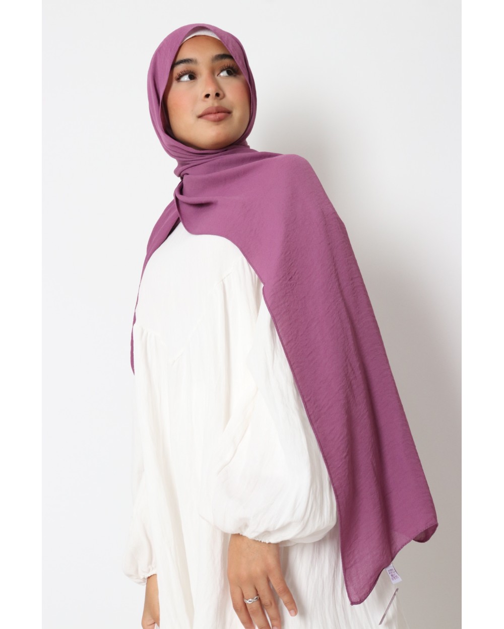Hijab froissé mousseline Dellys