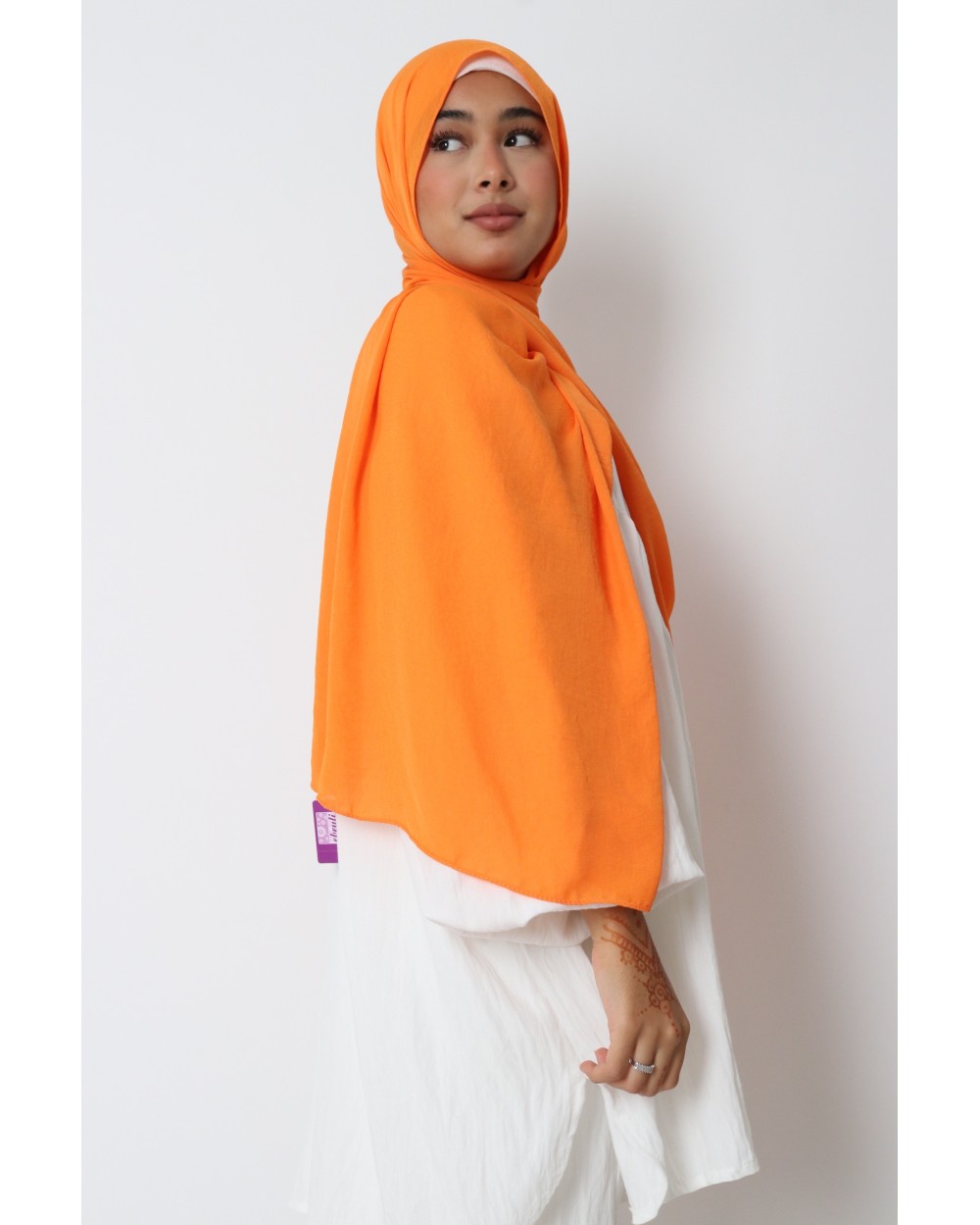 Hijab froissé mousseline Dellys
