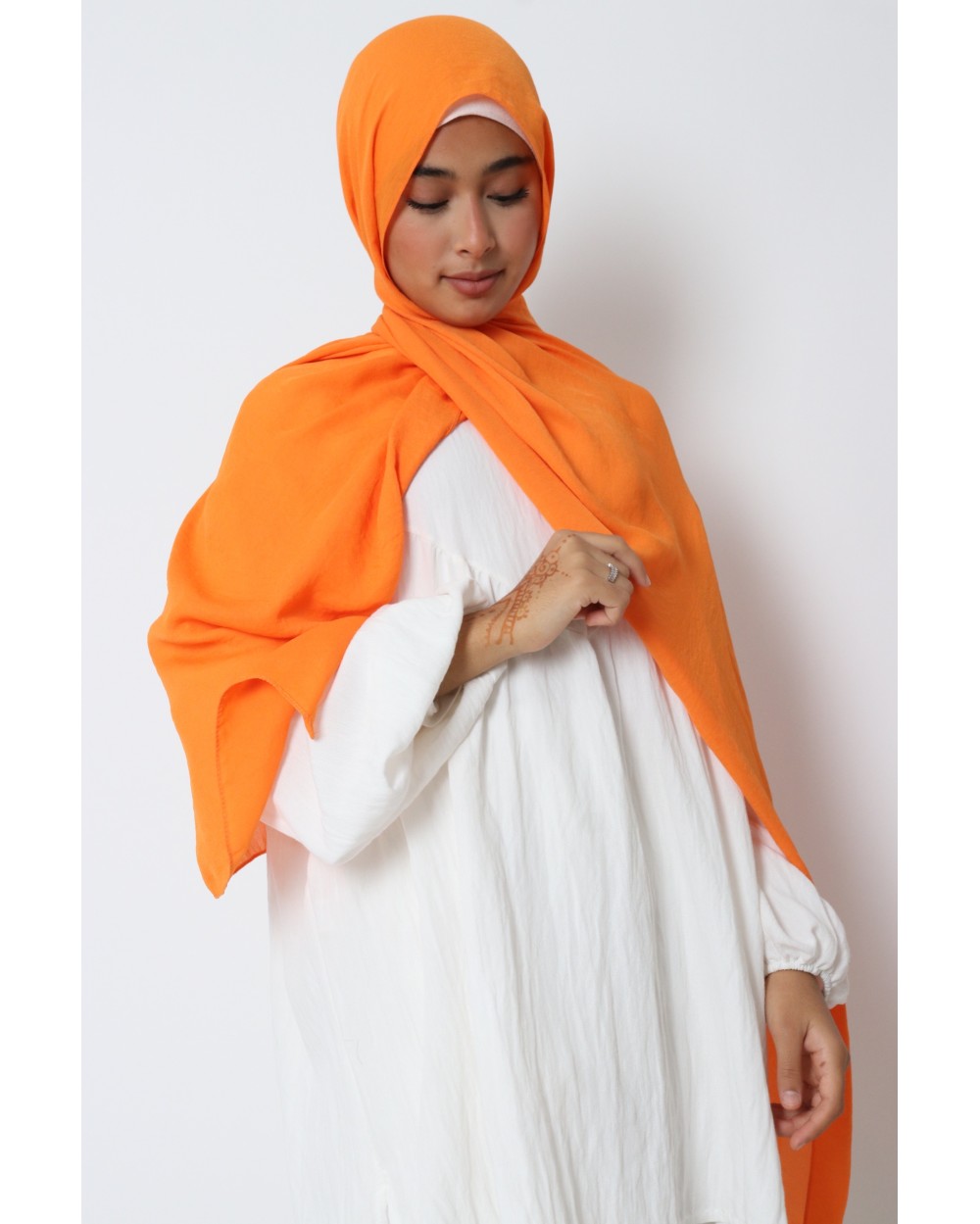 Hijab froissé mousseline Dellys