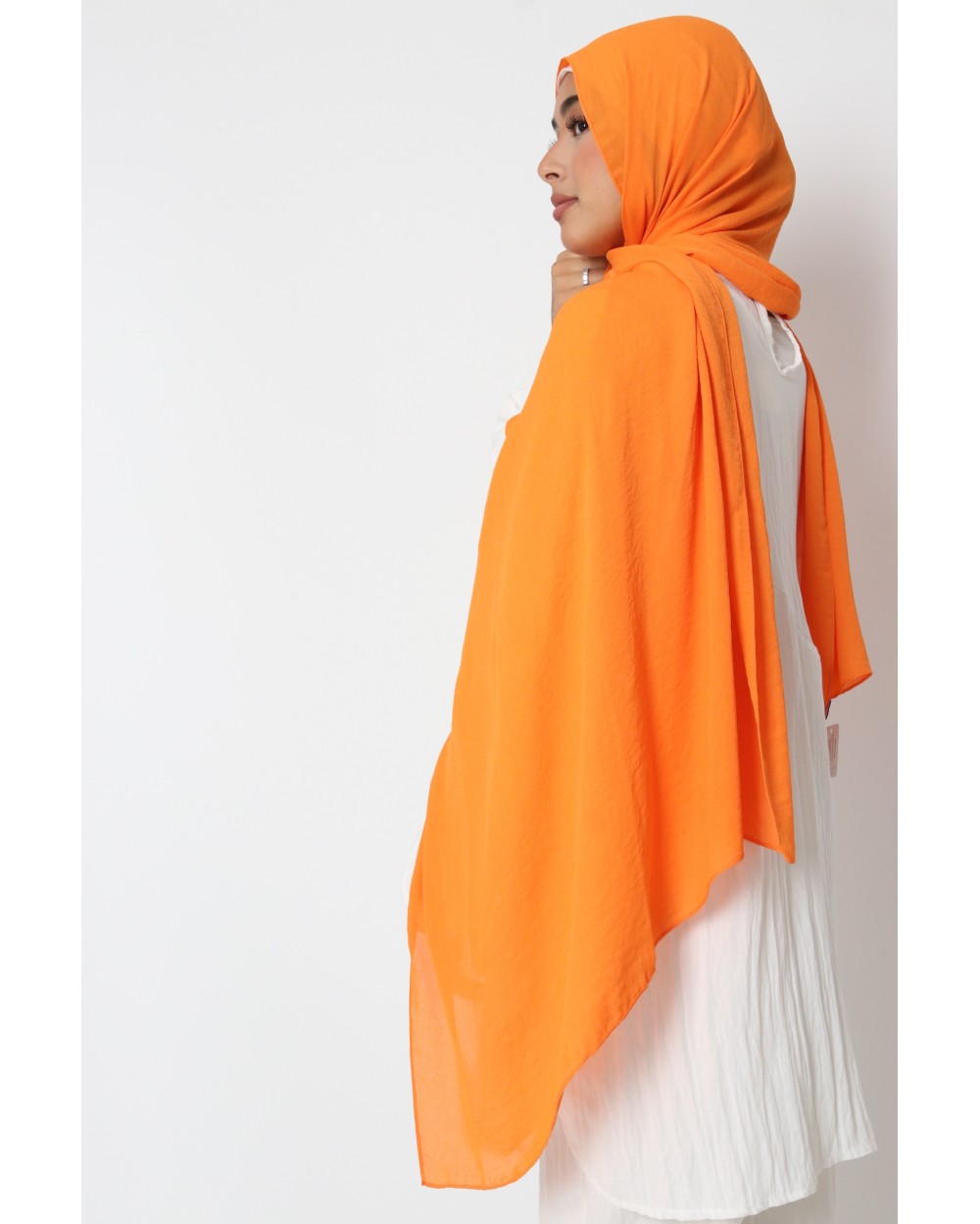 Hijab froissé mousseline Dellys