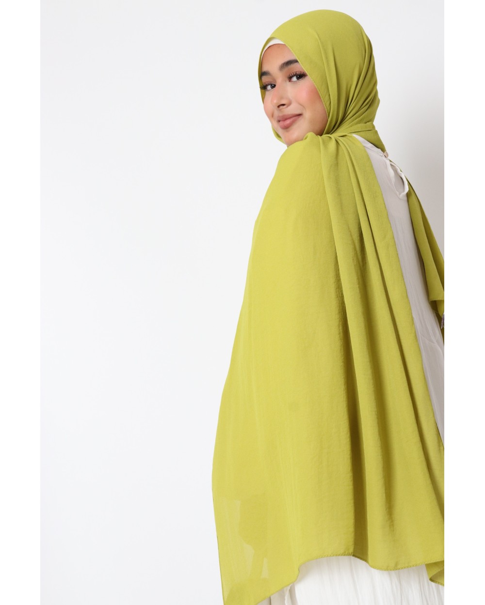 Hijab froissé mousseline Dellys