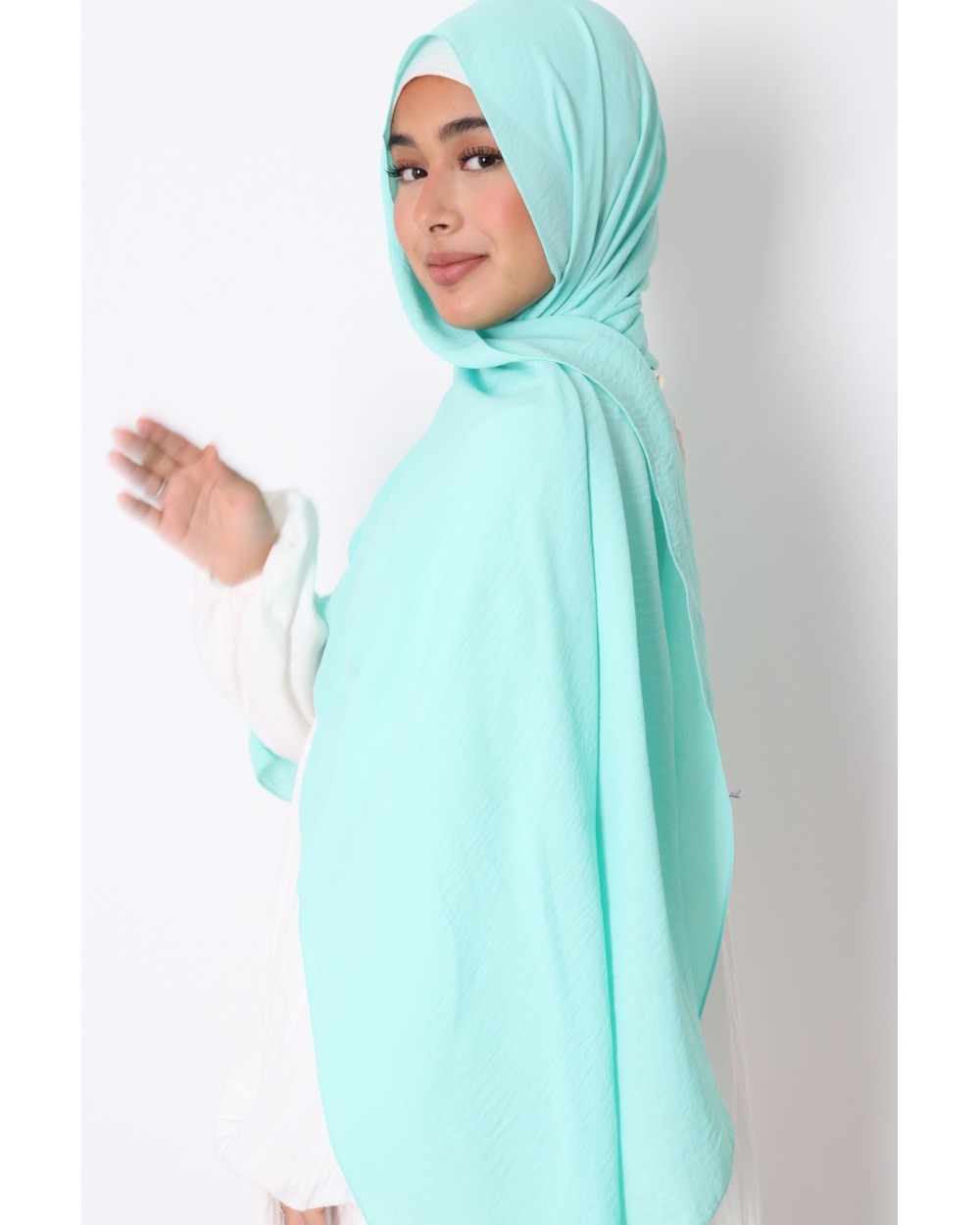 Hijab froissé mousseline Dellys