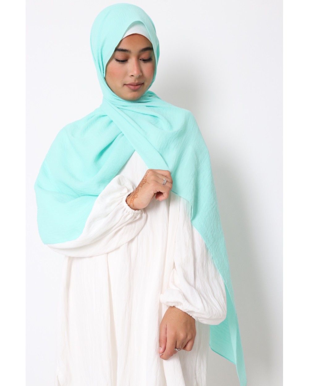 Hijab froissé mousseline Dellys