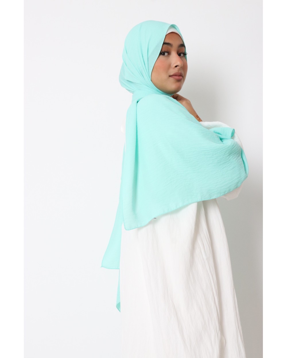 Hijab froissé mousseline Dellys