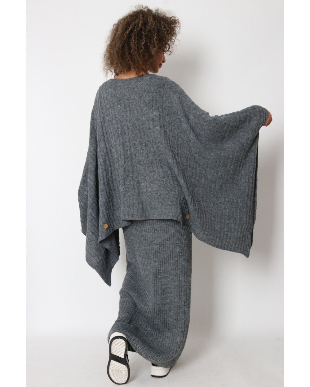 Ensemble robe et pull papillon