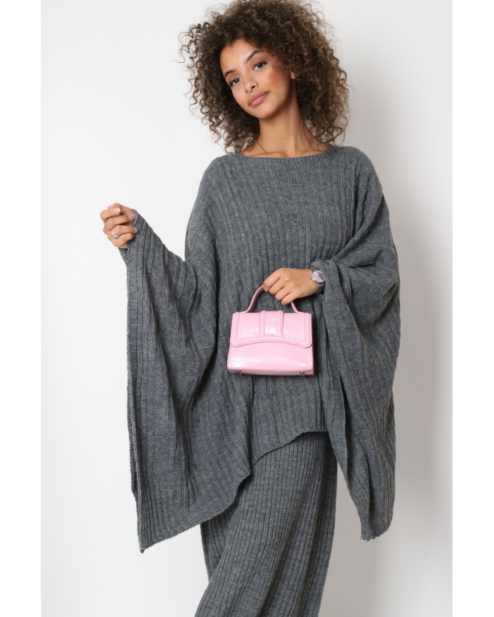 Ensemble robe et pull papillon