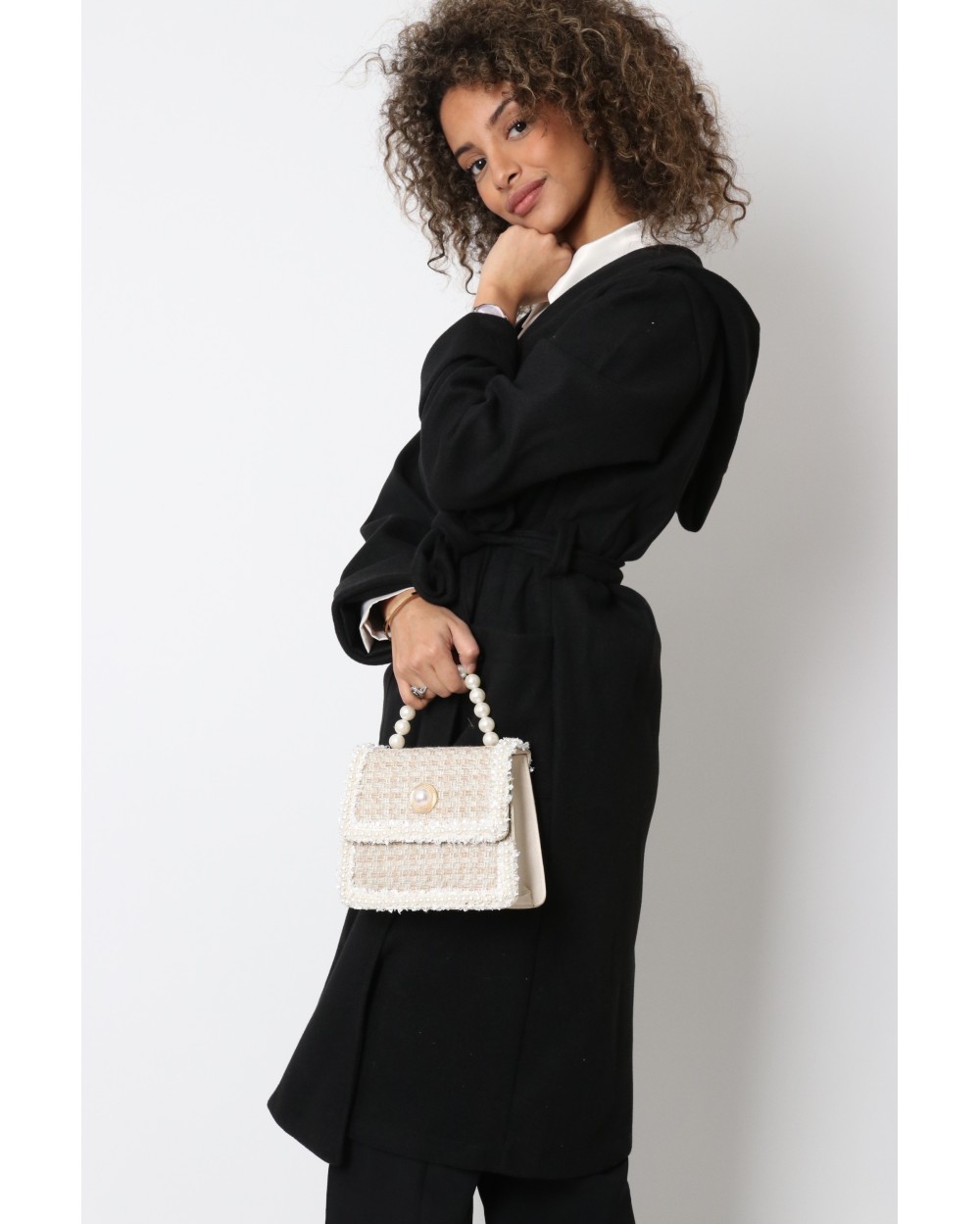 Manteau souple à capuche