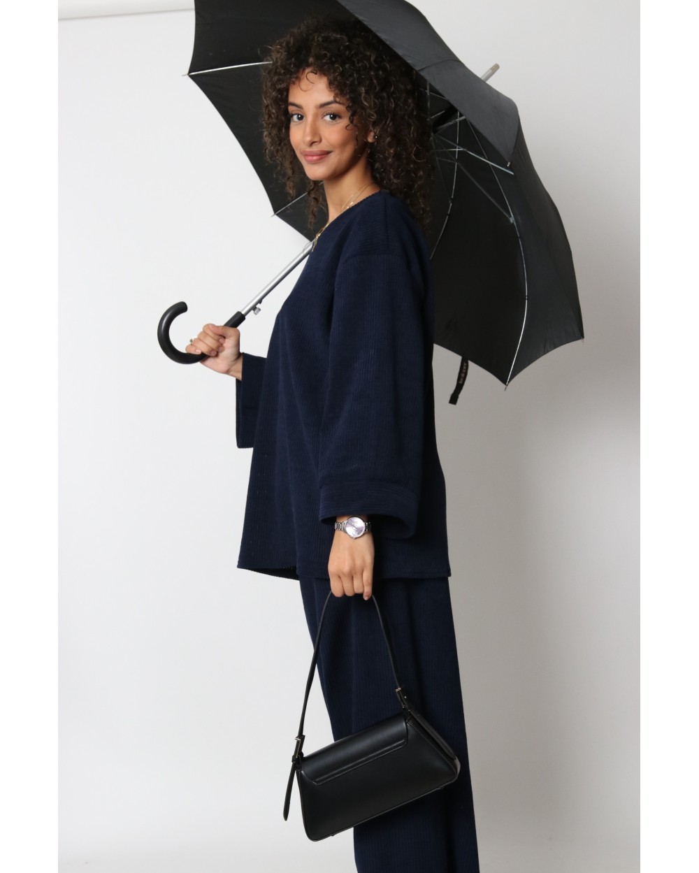 Ensemble pantalon côtelé