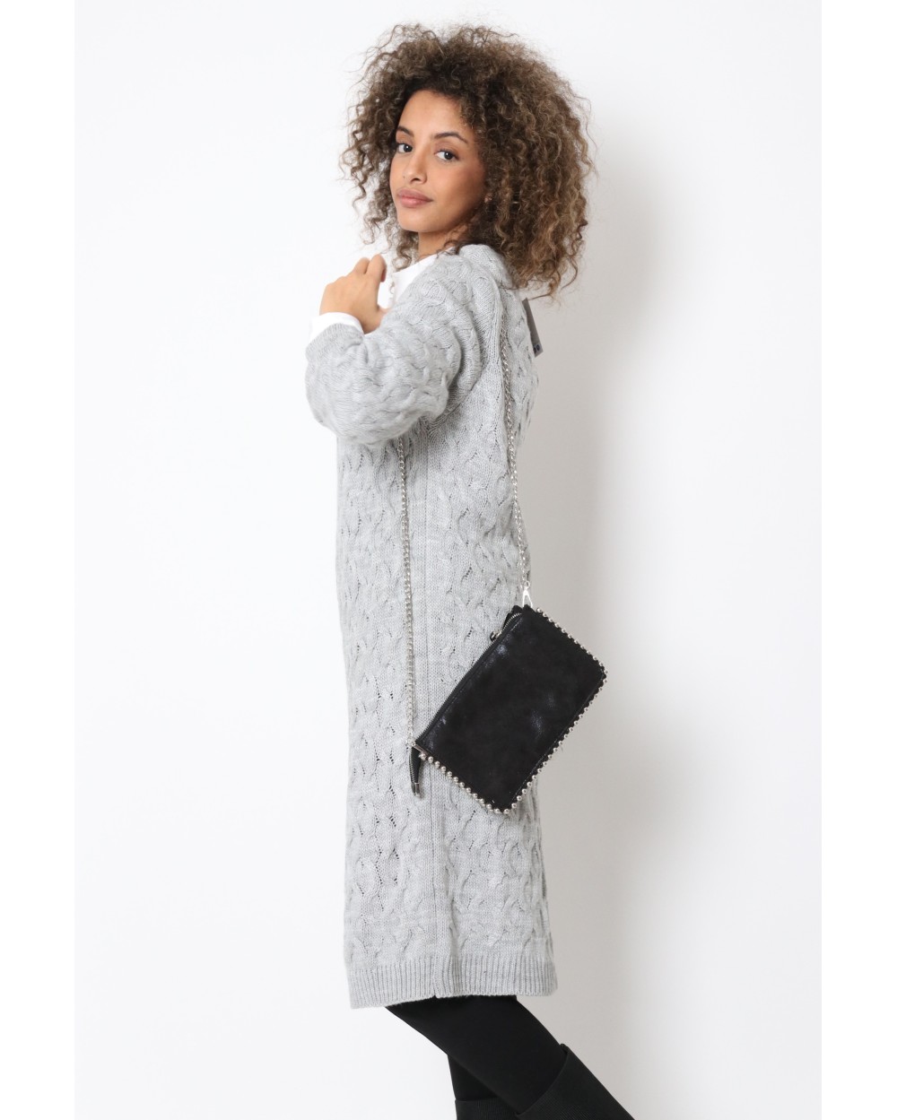Robe Pull Majda avec col V
