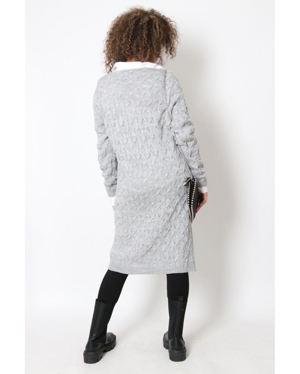 Robe Pull Majda avec col V