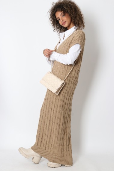 Rella sleeveless sweater dress